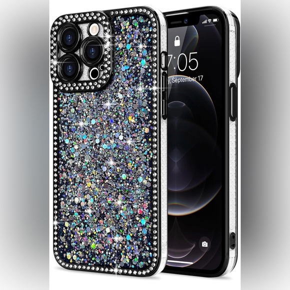 Apple Other - Glitter Silver Phone Case for iPhone 12 Pro Max